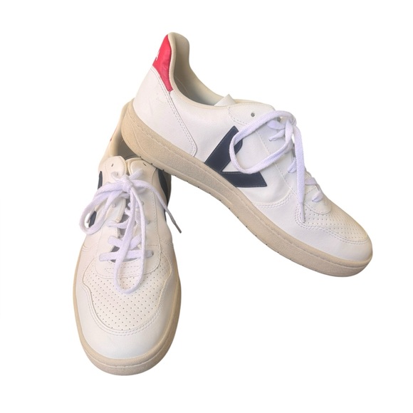 Veja V-10 CWL WHITE NAUTICO PEKIN Men’s 12.5 - Picture 1 of 8